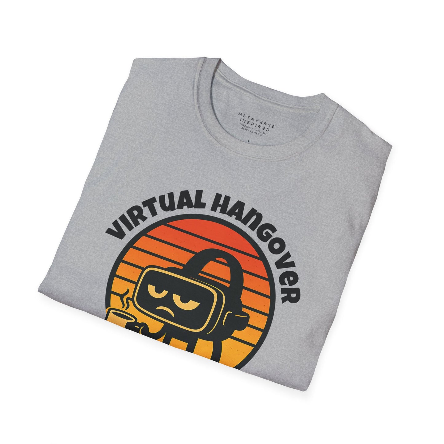 a folded gray tshirt by metaverseinspired