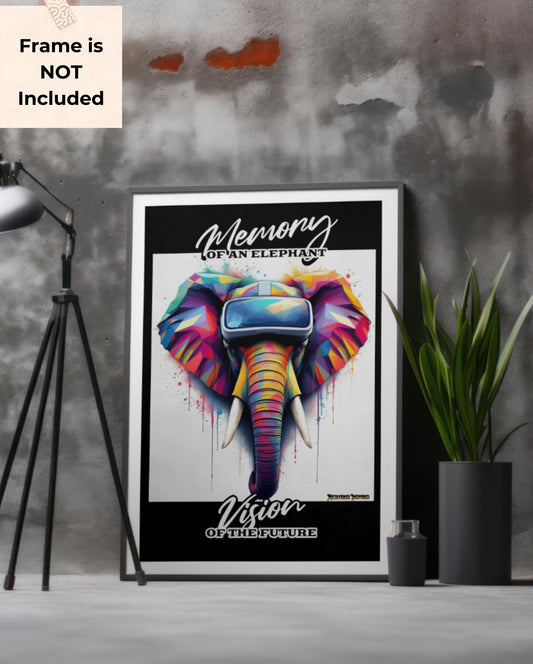 Memory of an Elephant, Vision of the Future | Poster
