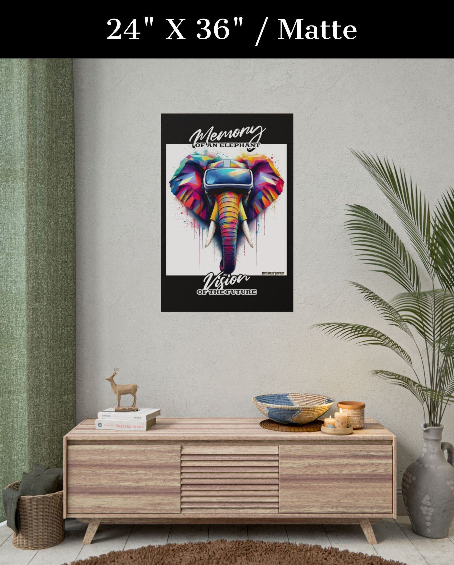 Memory of an Elephant, Vision of the Future | Poster