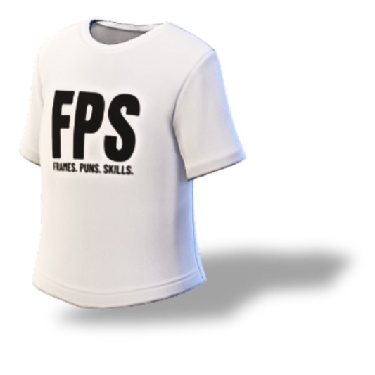 "FPS - Frames. Puns. Skills." | Virtual T-Shirt
