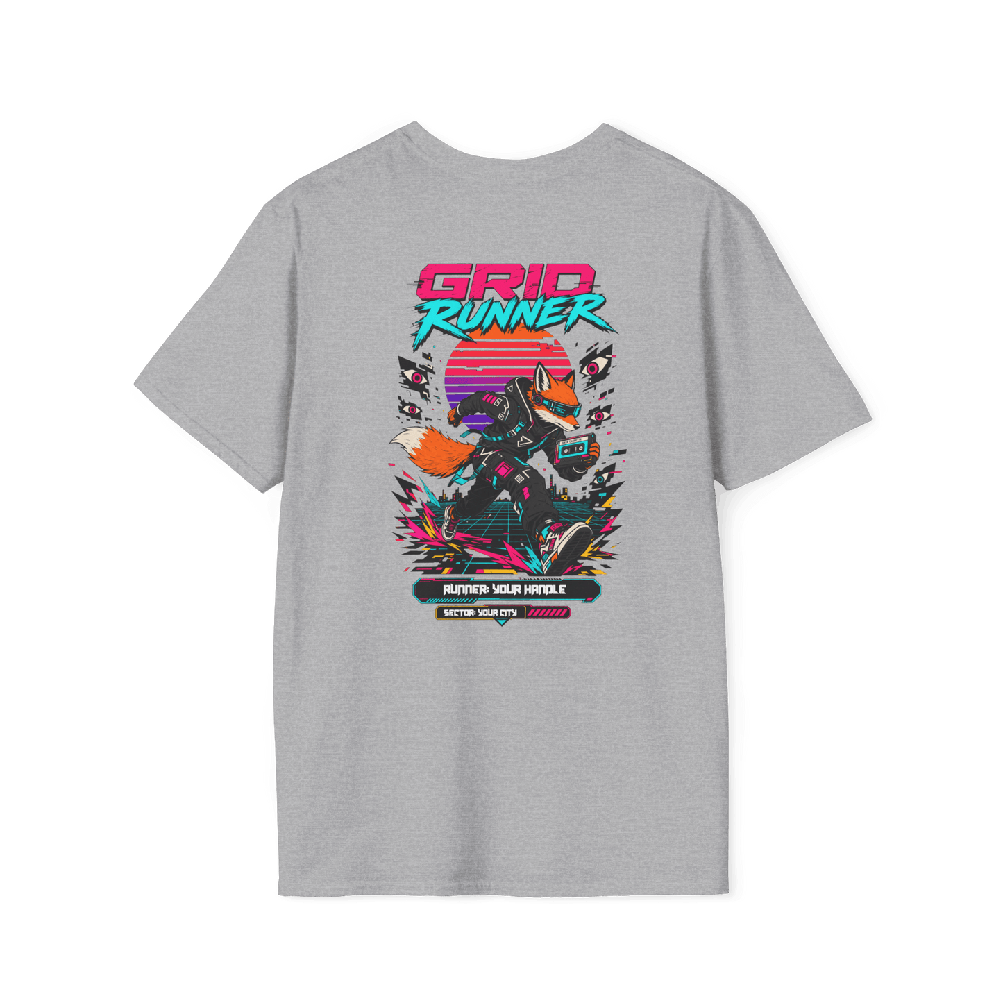 Grid Runner | Personalized VR T-Shirt