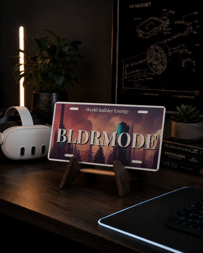 BLDRMODE | Vanity License Plate