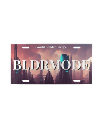 BLDRMODE | Vanity License Plate