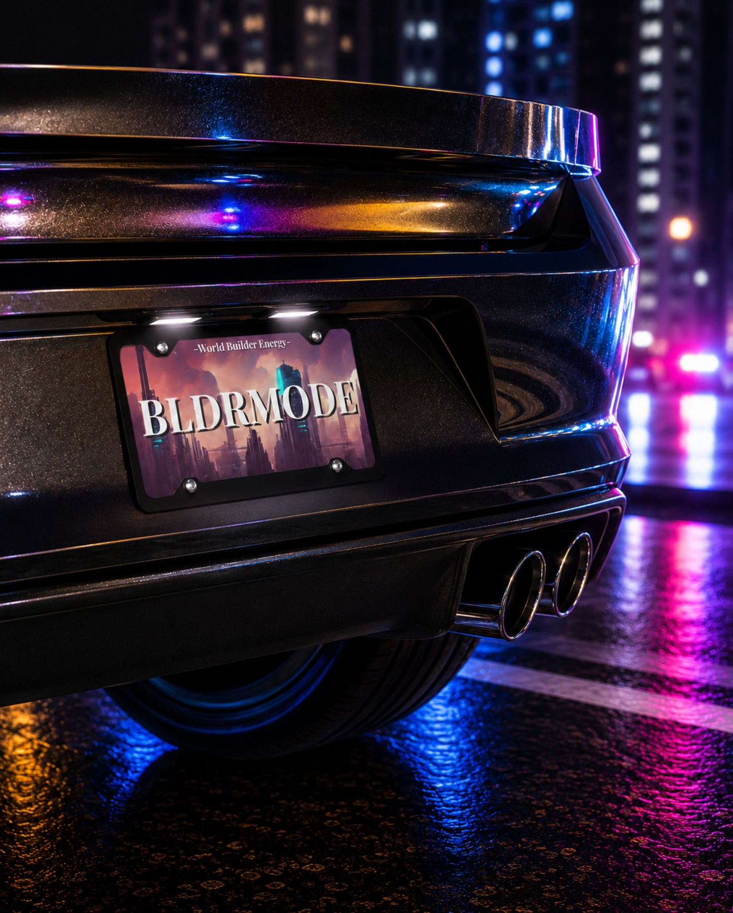 BLDRMODE | Vanity License Plate