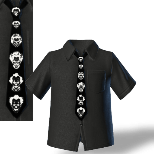 Evil Clown Tie | Virtual Shirt