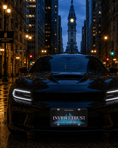 INVRWETRUST | Vanity License Plate