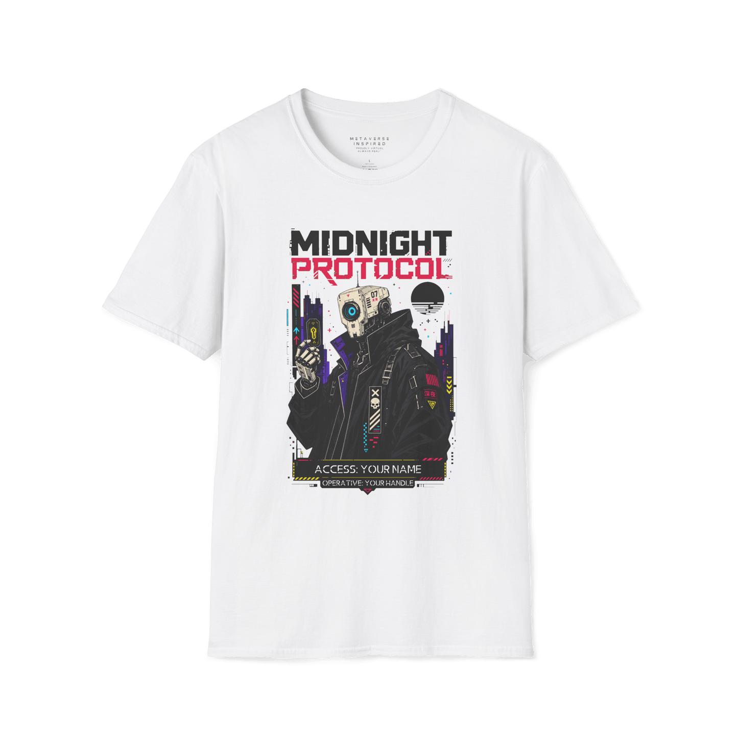 Midnight Protocol | Personalized Cyberpunk T-Shirt