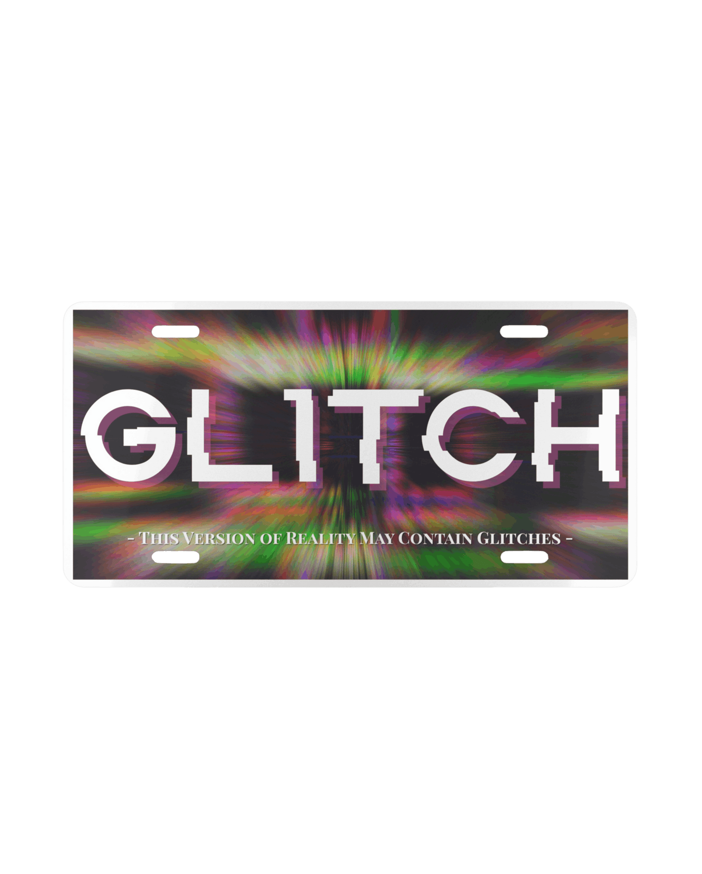 GLITCH | Vanity License Plate