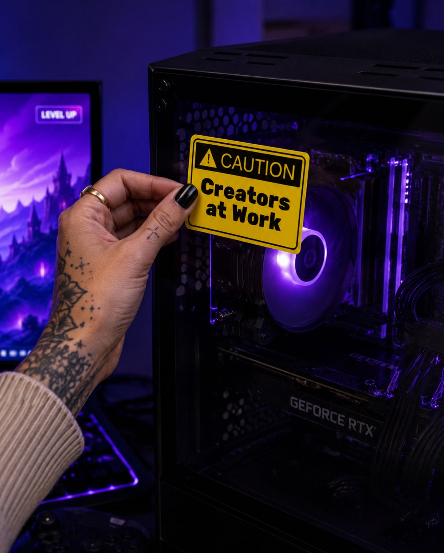 Metaverse Caution Sign Sticker Pack 1 (2 Sheets)