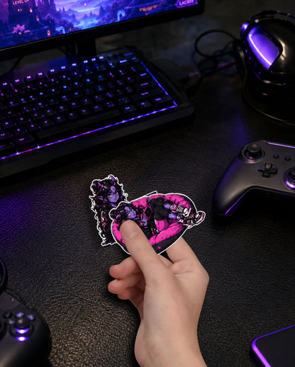 Digital Mischief | Gamer Girl Sticker Pack (5 Sheets)