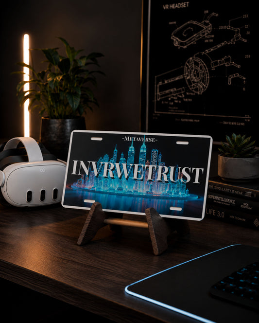 INVRWETRUST | Vanity License Plate