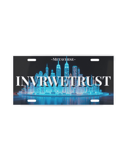 INVRWETRUST | Vanity License Plate