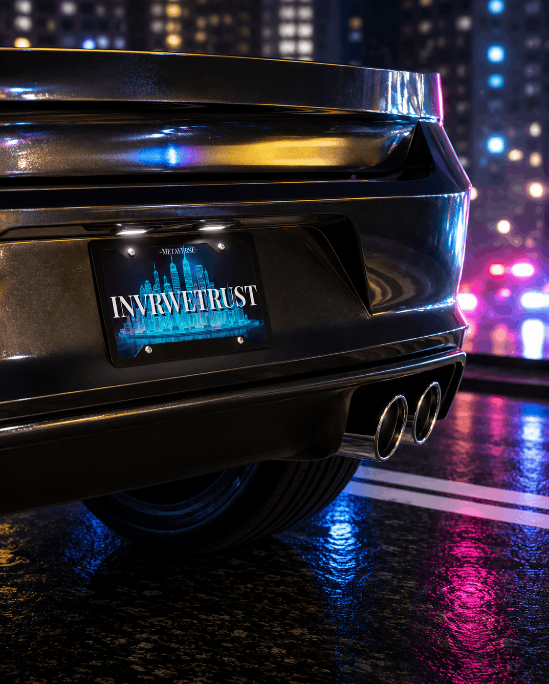 INVRWETRUST | Vanity License Plate