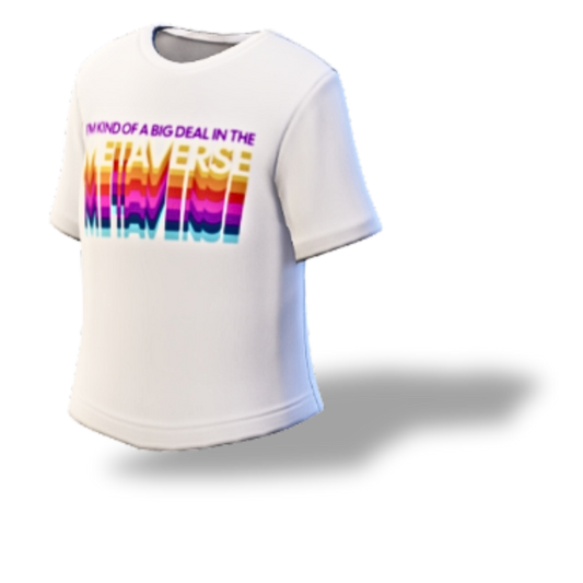 "I'm Kind of a Big Deal in the Metaverse" | Virtual T-Shirt