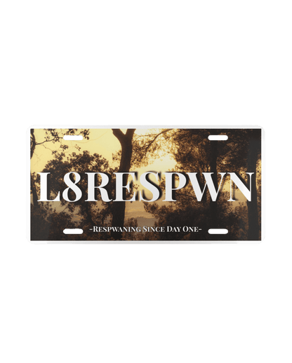 L8RESPWN | Vanity License Plate
