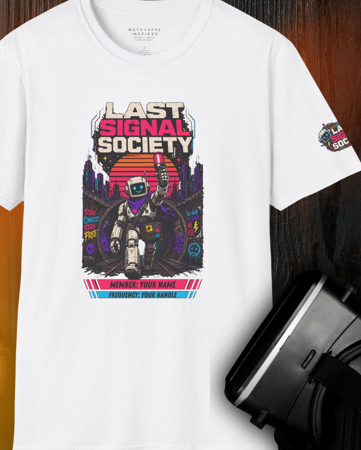 Last Signal Society | Personalized VR T-Shirt