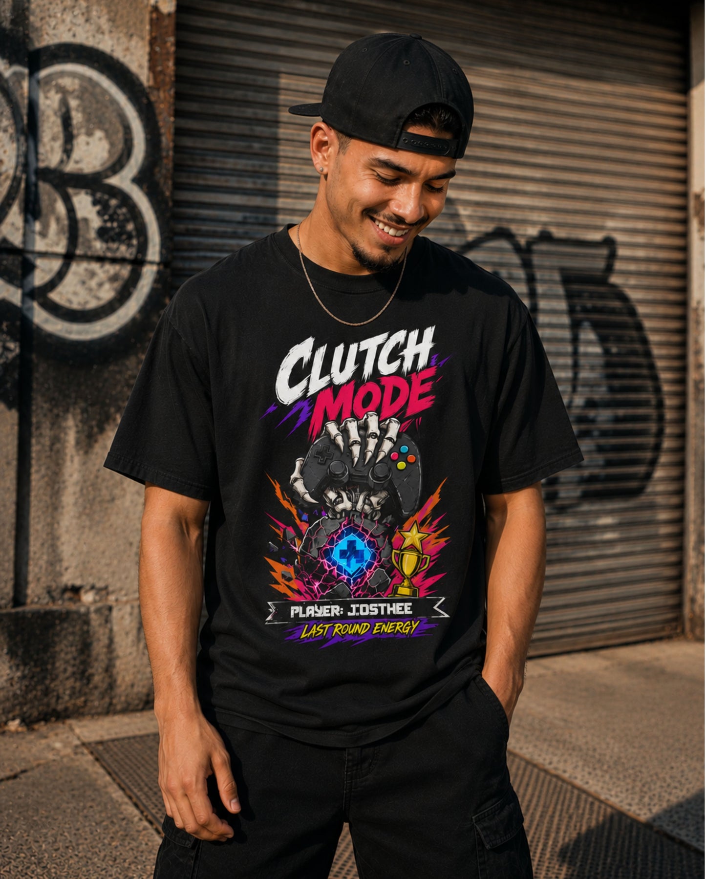 Clutch Mode | Personalized Gamer T-Shirt