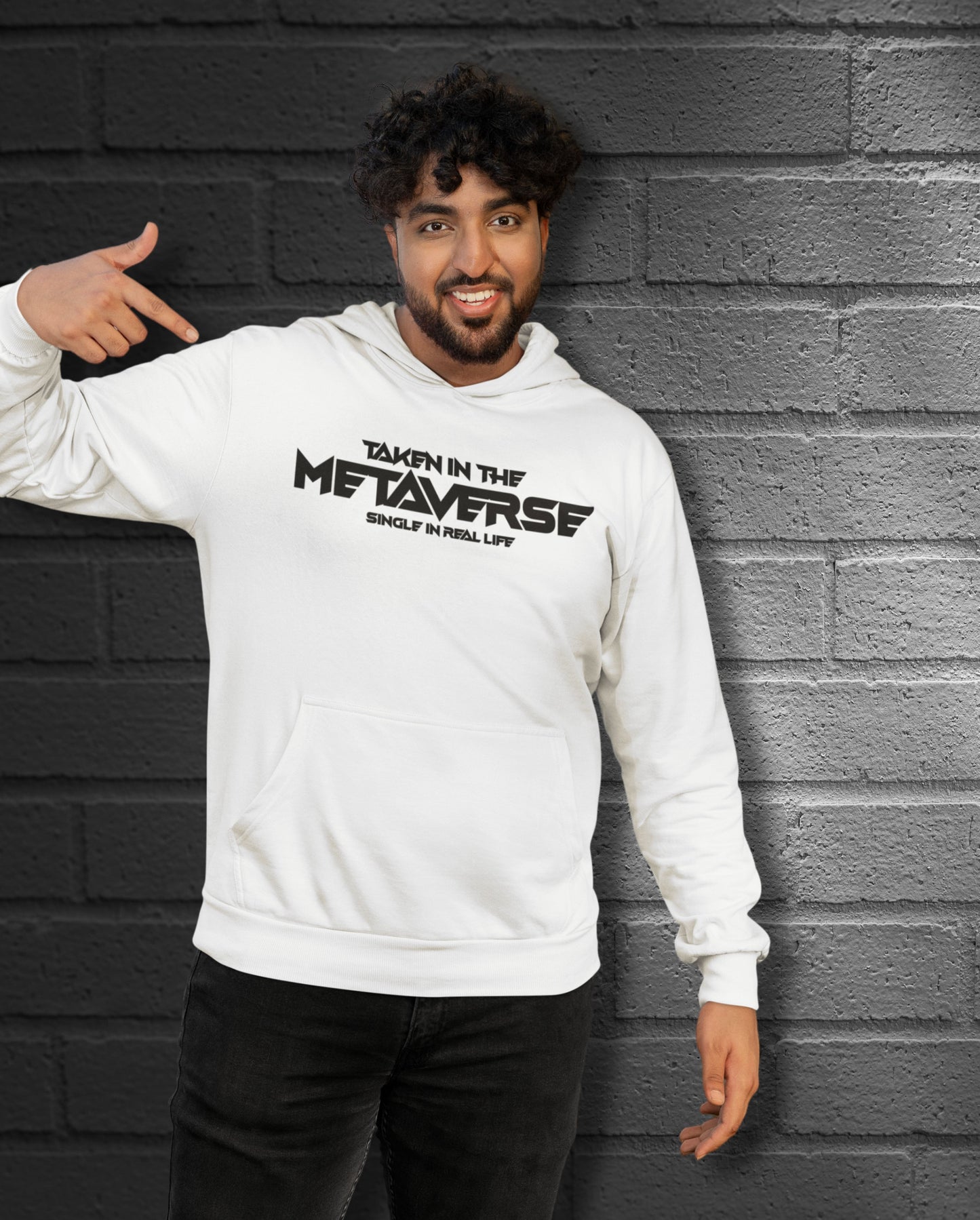 Single in Real Life Taken in the Metaverse | Hoodie
