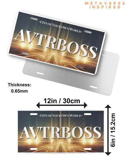 AVTRBOSS | Vanity License Plate