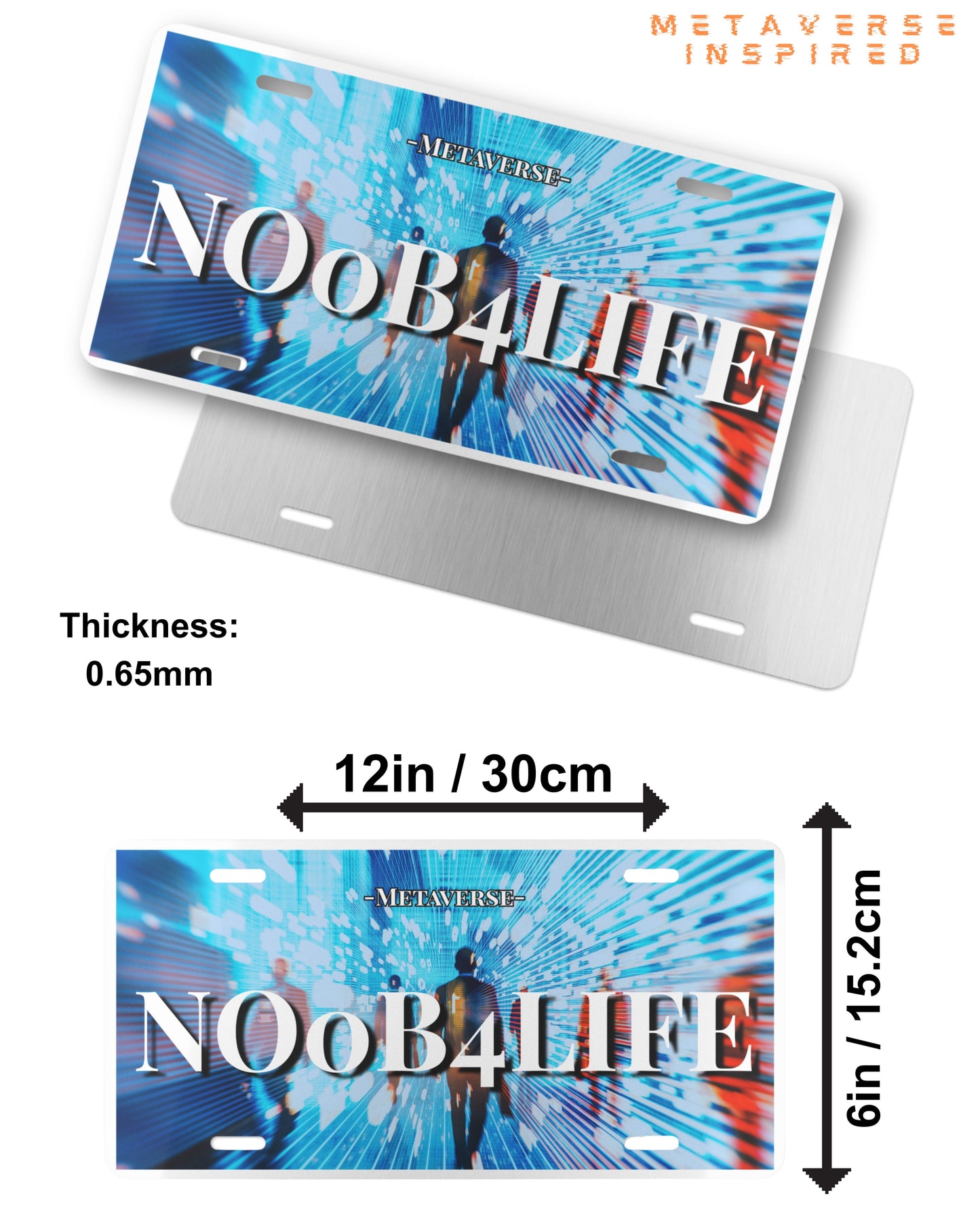 NOoB4LIFE | Vanity License Plate