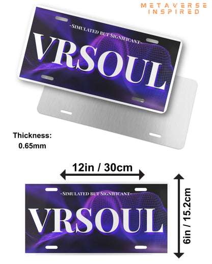 VRSOUL | Vanity License Plate