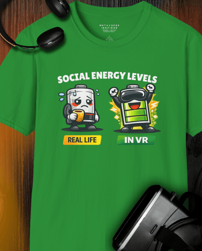 Social Energy Levels - Real Life vs VR