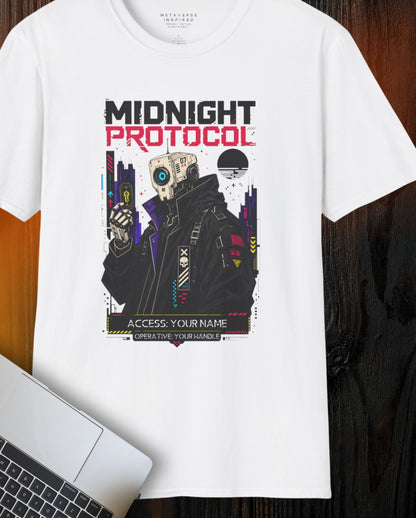 Midnight Protocol | Personalized Cyberpunk T-Shirt